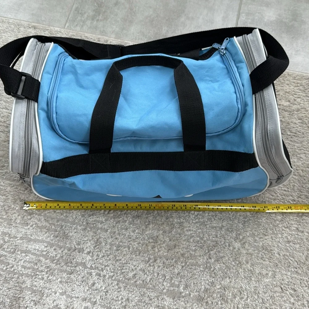 Gently Used Adidas Blue 2 Pocket 2Set Handles- Medium-Size-Heavier Weight Canvas